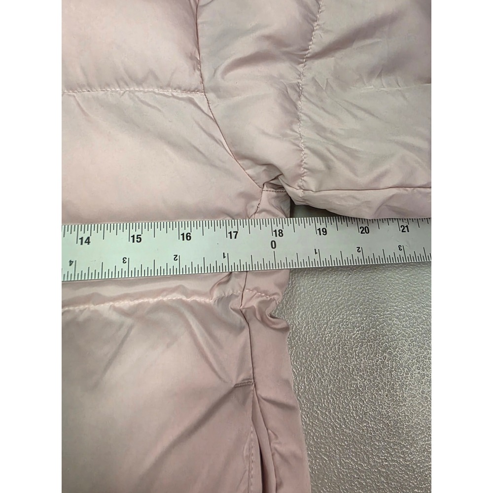 Wild Fable‎ Pink Puffer Jacket Water Resistant Cropped Bow Cuff XXS - Picture 4 of 6